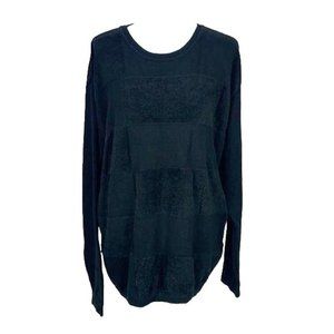 Axcess Men’s Black Size XL Block‎ Design Pullover Sweater